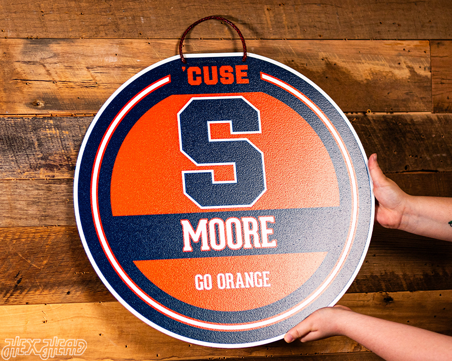 Syracuse Orange Personalized Monogram Metal Art