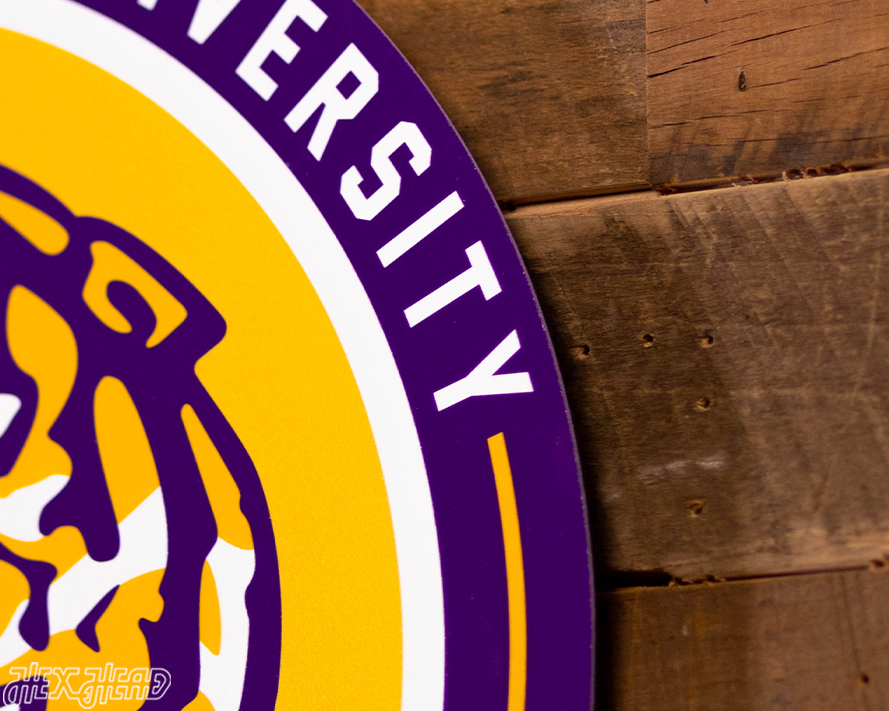 VARSITY Collection- SINGLE Layer LSU Tigers Wall Art