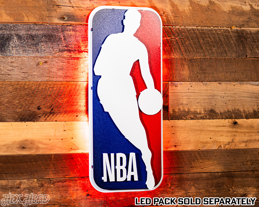 NBA "THE LOGO"  3D Vintage Metal Wall Art