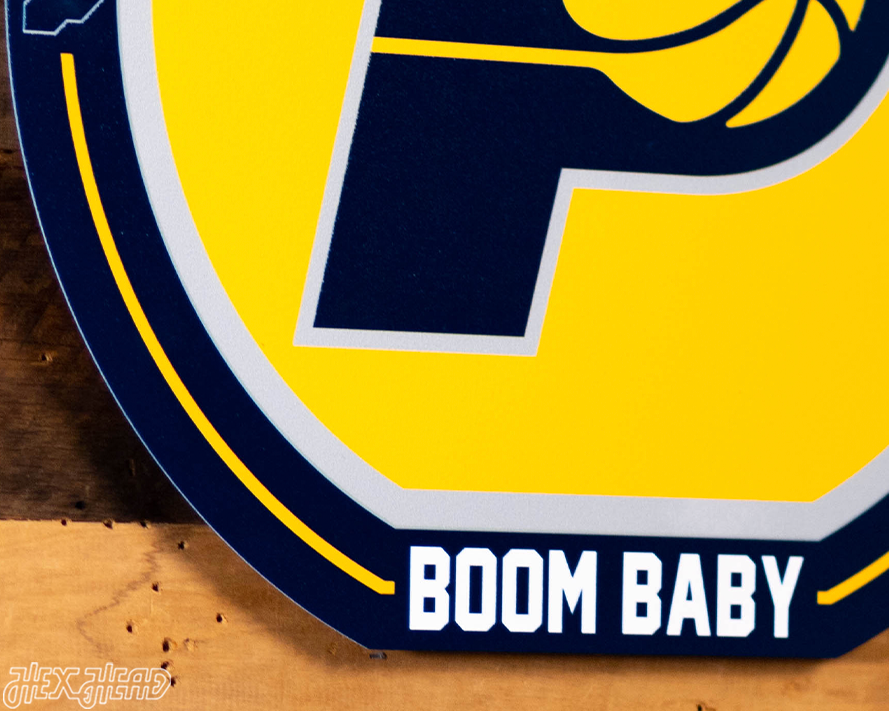 VARSITY Collection- SINGLE Layer Indiana Pacers Metal Wall Art