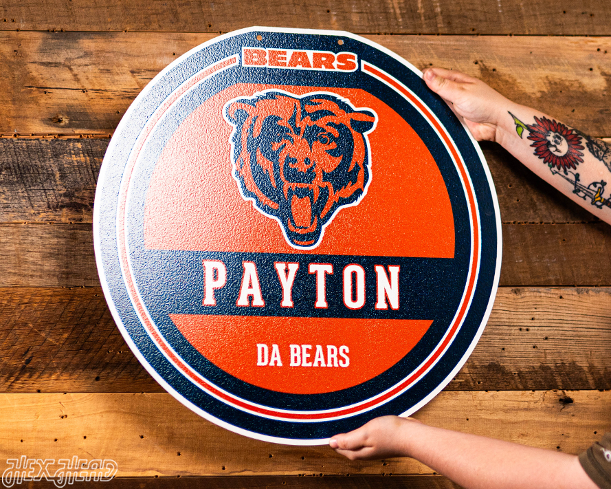 Chicago Bears Personalized Monogram Metal Art