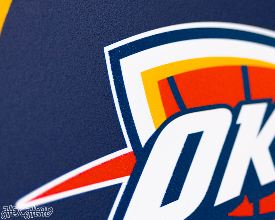 VARSITY Collection- SINGLE Layer Oklahoma City Thunder Wall Art