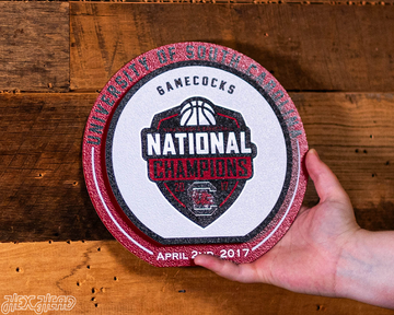 South Carolina Gamecocks 2017 National Champions "Double Play" On the Shelf or on the Wall Art