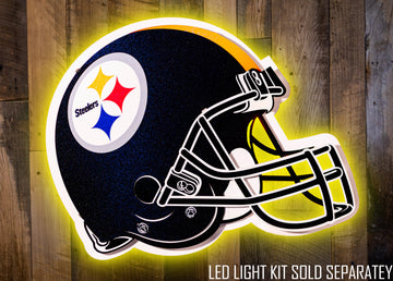 Pittsburgh Steelers BLITZ Collection - 8 Layer Helmet 3D Vintage Metal Wall Art