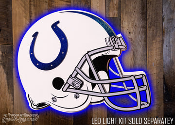 Indianapolis Colts BLITZ Collection - 8 Layer Helmet 3D Vintage Metal Wall Art