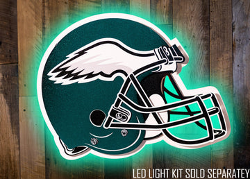 Philadelphia Eagles BLITZ Collection - 8 Layer Helmet 3D Vintage Metal Wall Art