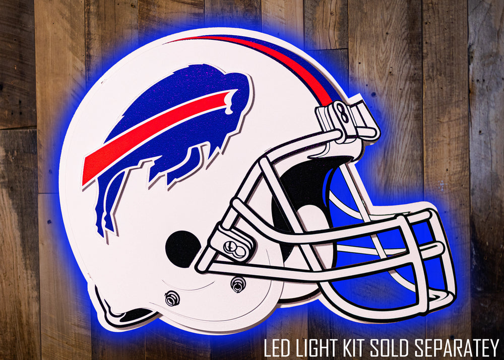 Buffalo Bills BLITZ Collection - 8 Layer Helmet 3D Vintage Metal Wall Art