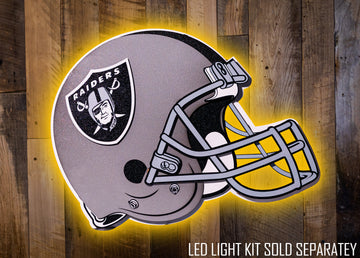 Las Vegas Raiders BLITZ Collection - 8 Layer Helmet 3D Vintage Metal Wall Art