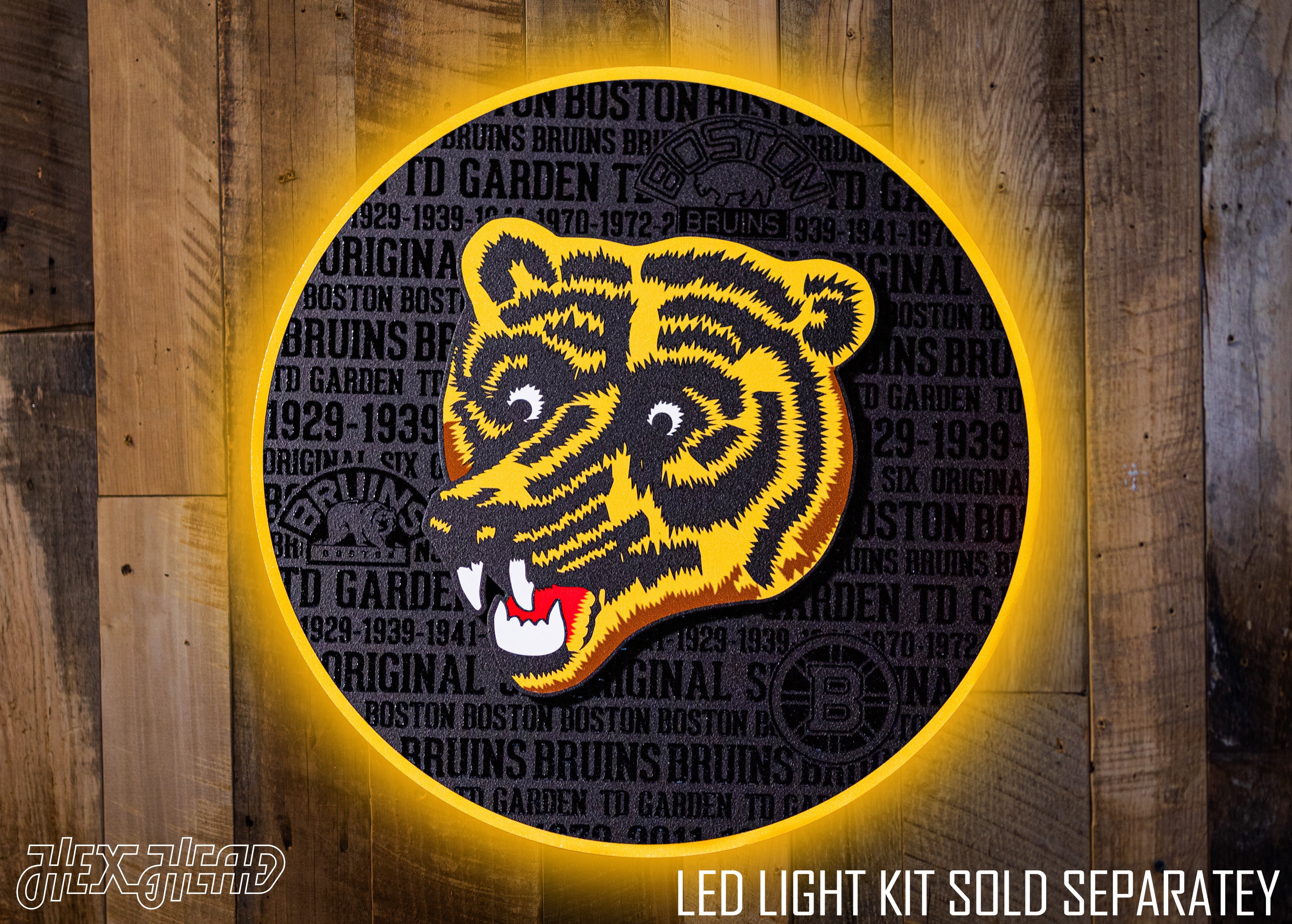 Boston Bruins CRAFT SERIES 3D Embossed Metal Wall Art