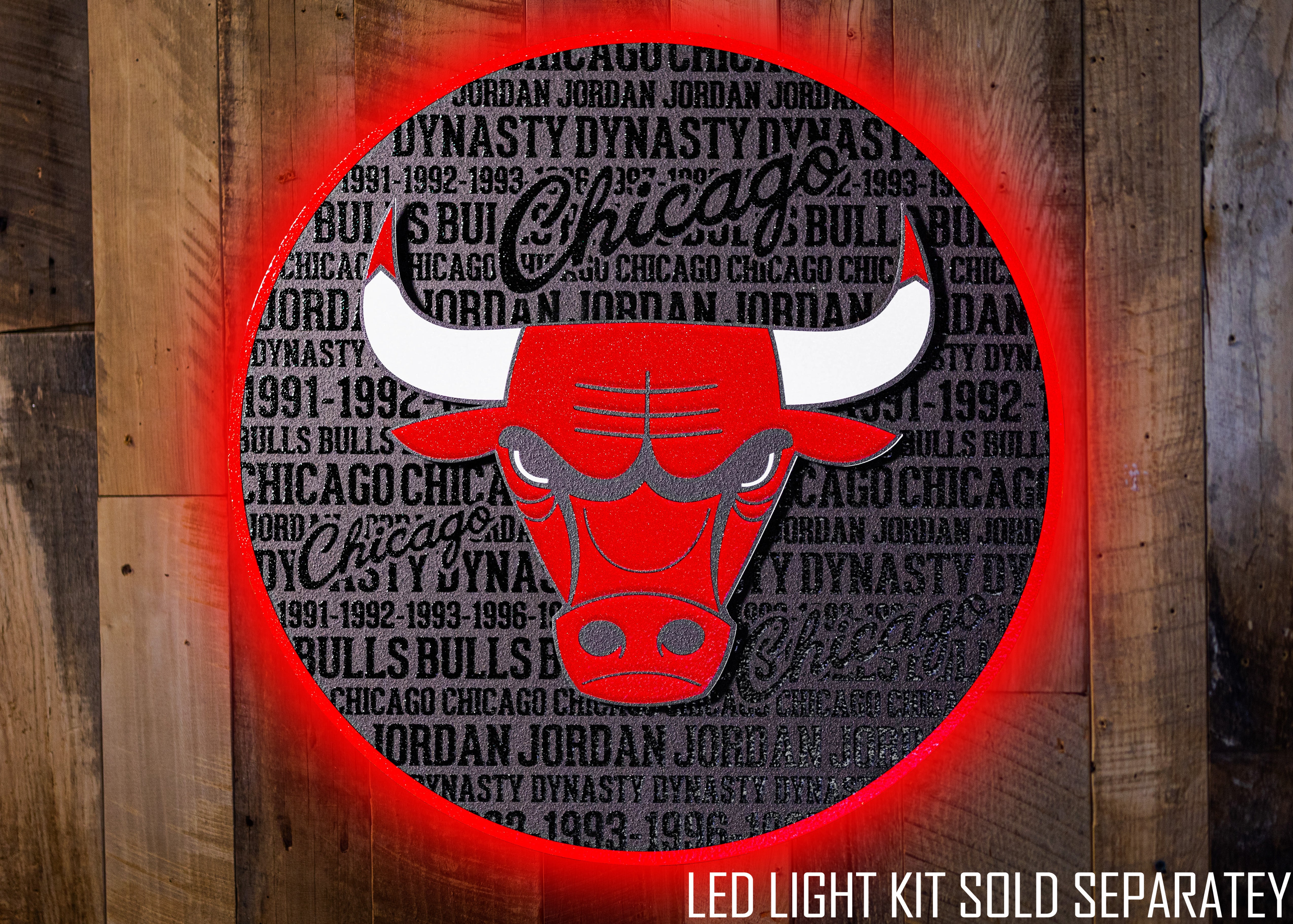 Chicago Bulls CRAFT SERIES 3D Embossed Metal Wall Art