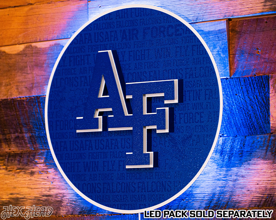 Air Force Academy CRAFT SERIES 3D Embossed Metal Wall Art
