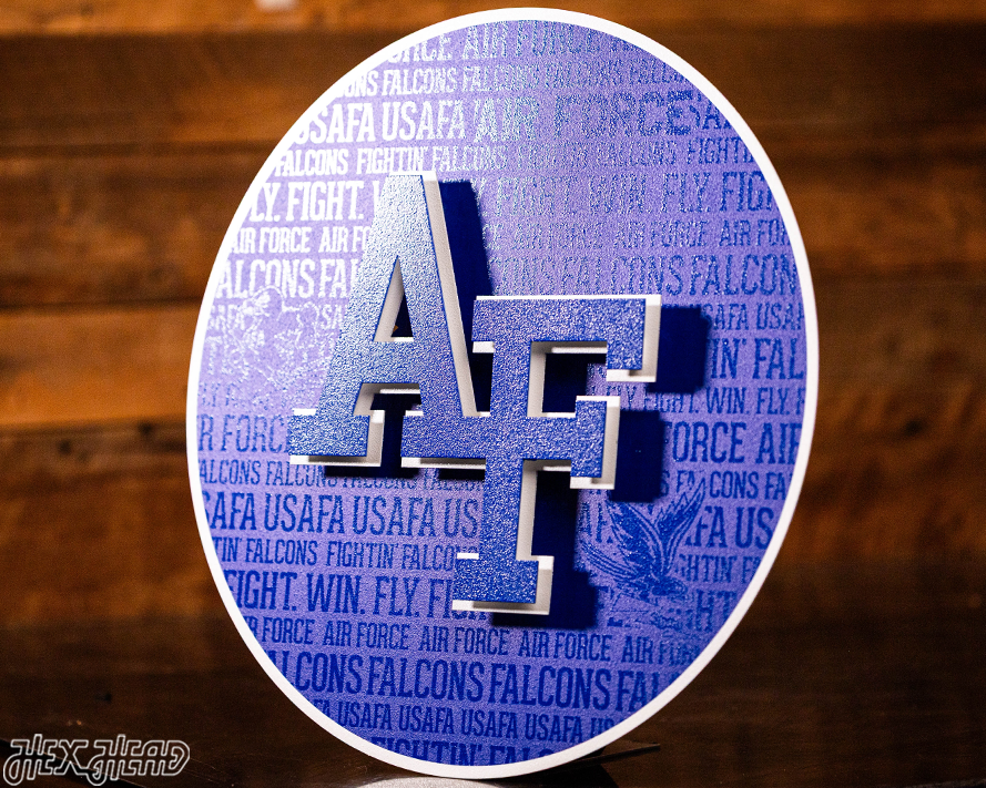 Air Force Academy CRAFT SERIES 3D Embossed Metal Wall Art