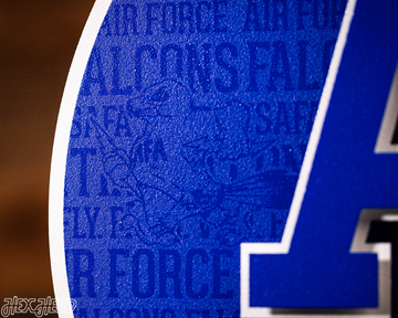 Air Force Academy CRAFT SERIES 3D Embossed Metal Wall Art