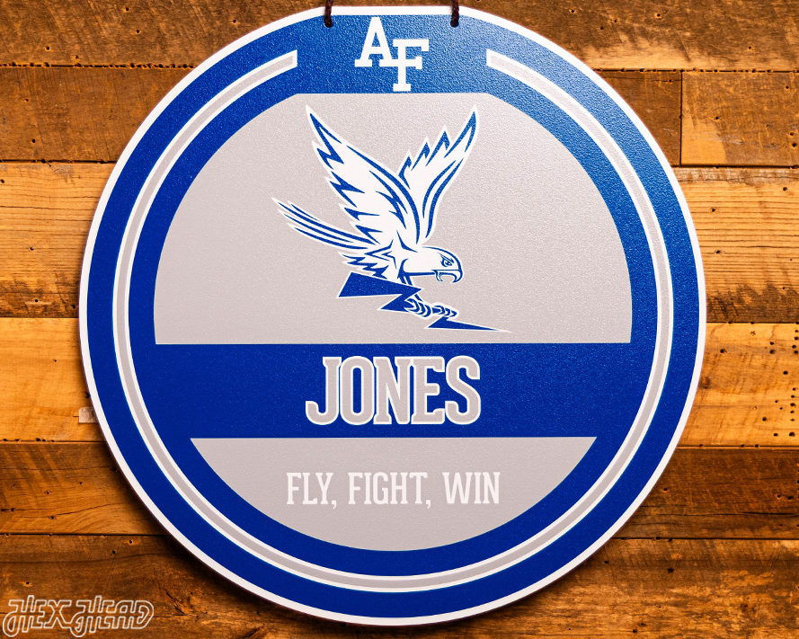 Air Force Academy Personalized Monogram Metal Art