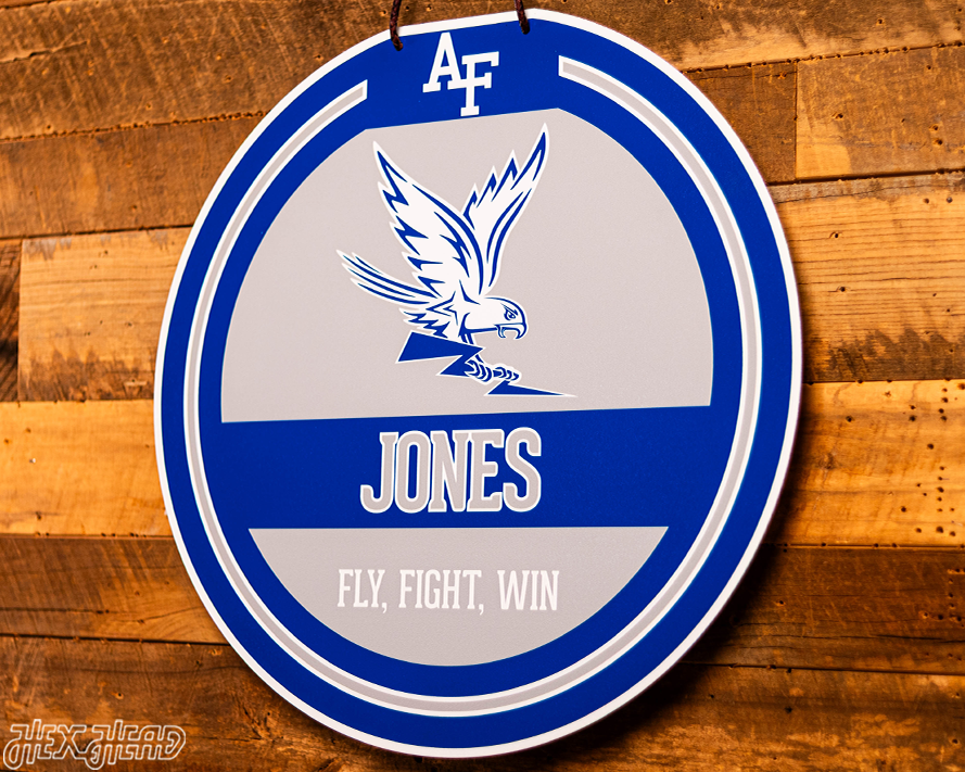 Air Force Academy Personalized Monogram Metal Art
