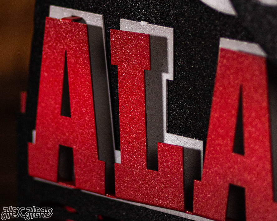 Alabama "Big Al" 3D Vintage Metal Wall Art