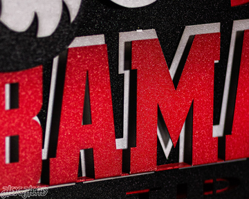 Alabama "Big Al" 3D Vintage Metal Wall Art