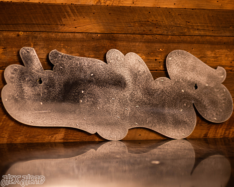 Alabama Roll Tide Script 3D Metal Wall Art