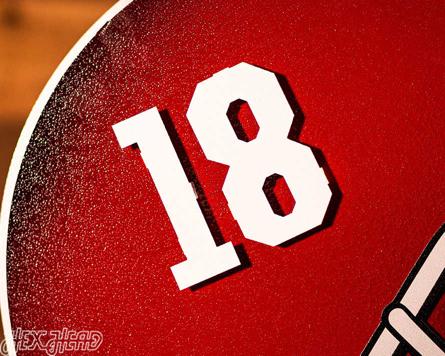 Alabama Crimson Tide BLITZ COLLECTION - 8 LAYER 3D Metal Wall Art
