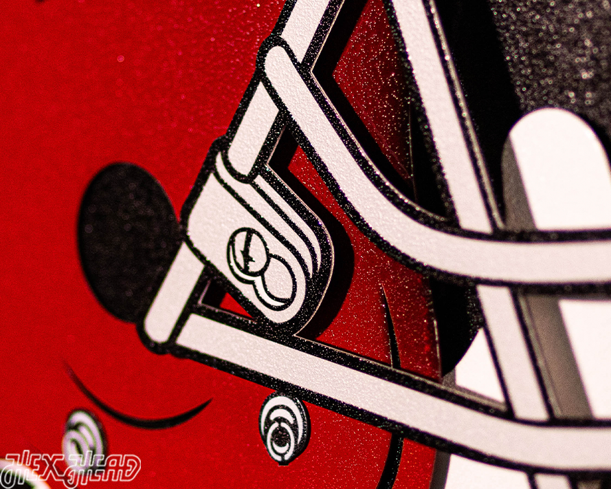 Alabama Crimson Tide BLITZ COLLECTION - 8 LAYER 3D Metal Wall Art