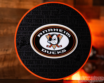 CLOSE OUT - Anaheim Ducks CRAFT SERIES 3D Embossed Metal Wall Art