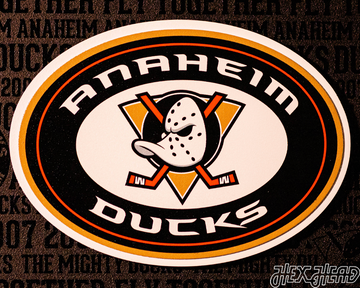 CLOSE OUT - Anaheim Ducks CRAFT SERIES 3D Embossed Metal Wall Art