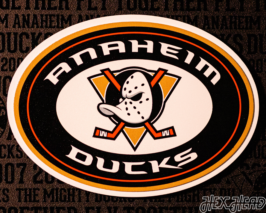 CLOSE OUT - Anaheim Ducks CRAFT SERIES 3D Embossed Metal Wall Art