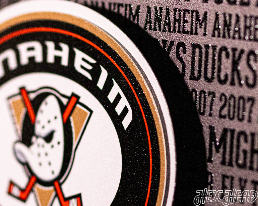 CLOSE OUT - Anaheim Ducks CRAFT SERIES 3D Embossed Metal Wall Art