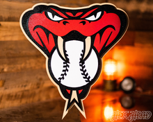 Load image into Gallery viewer, Arizona Diamondbacks Mascot 3D Metal Wall Art
