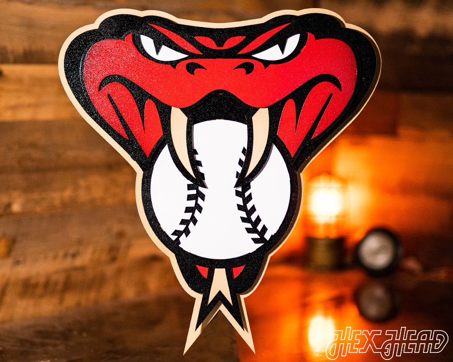 Arizona Diamondbacks Mascot 3D Metal Wall Art