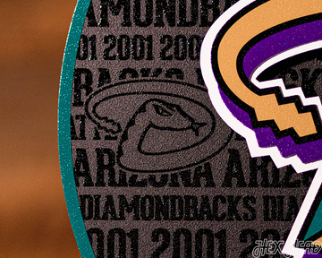 Arizona Diamondbacks CRAFT SERIES 3D Embossed Metal Wall Art