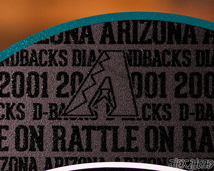 Arizona Diamondbacks CRAFT SERIES 3D Embossed Metal Wall Art