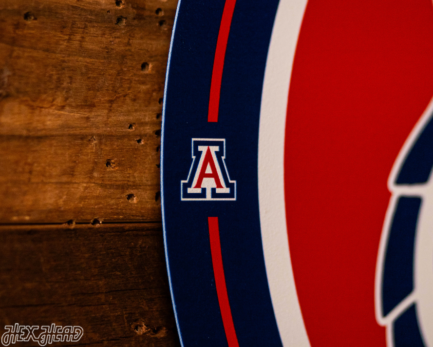 VARSITY Collection- SINGLE Layer Arizona Wildcats Metal Wall Art
