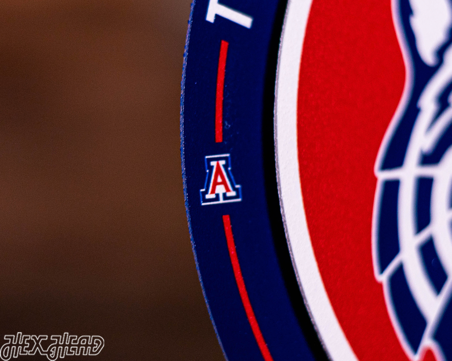Arizona Wildcats "Double Play" On the Shelf or on the Wall Art
