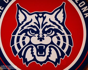 VARSITY Collection- SINGLE Layer Arizona Wildcats Metal Wall Art