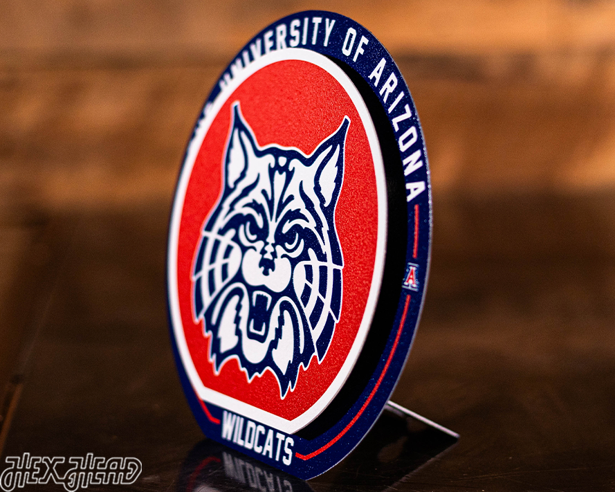 Arizona Wildcats "Double Play" On the Shelf or on the Wall Art