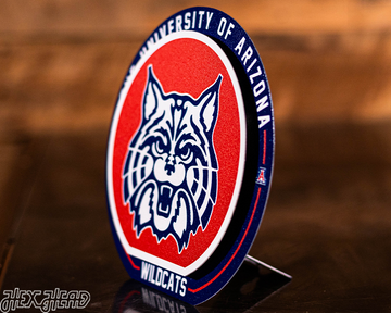 Arizona Wildcats "Double Play" On the Shelf or on the Wall Art