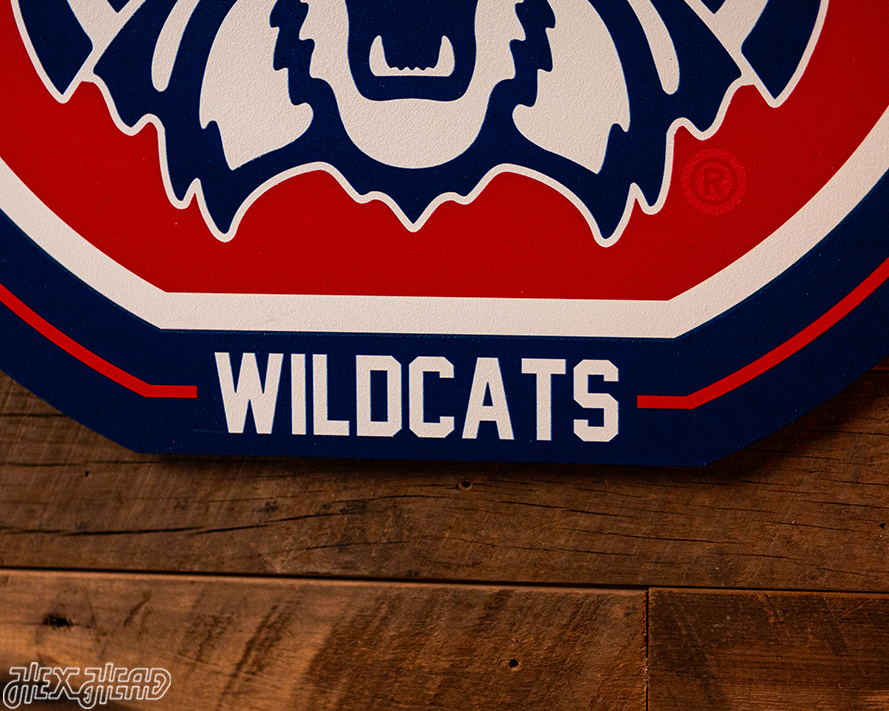 VARSITY Collection- SINGLE Layer Arizona Wildcats Metal Wall Art