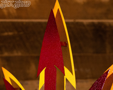 Arizona State Pitchfork 3D Vintage Metal Wall Art