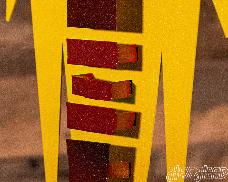 Arizona State Pitchfork 3D Vintage Metal Wall Art