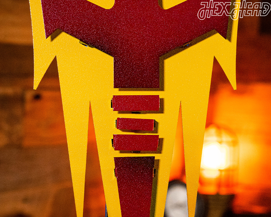 Arizona State Pitchfork 3D Vintage Metal Wall Art