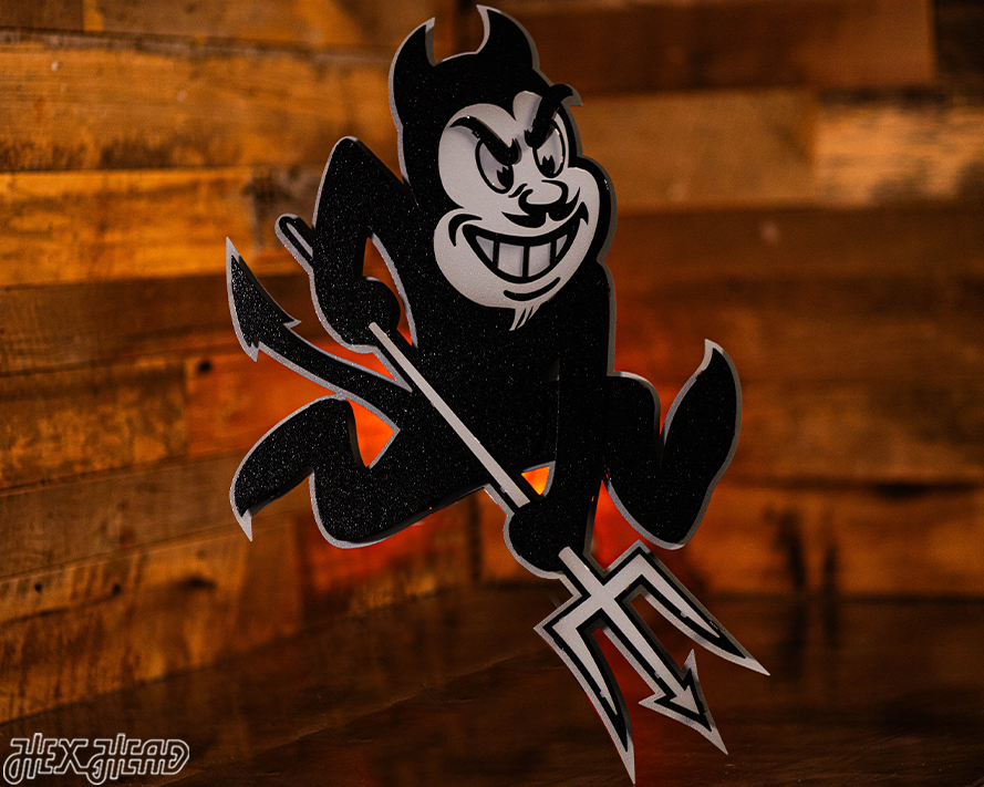 MONOCHROME - Arizona State Sun Devils 3D Metal Wall Art