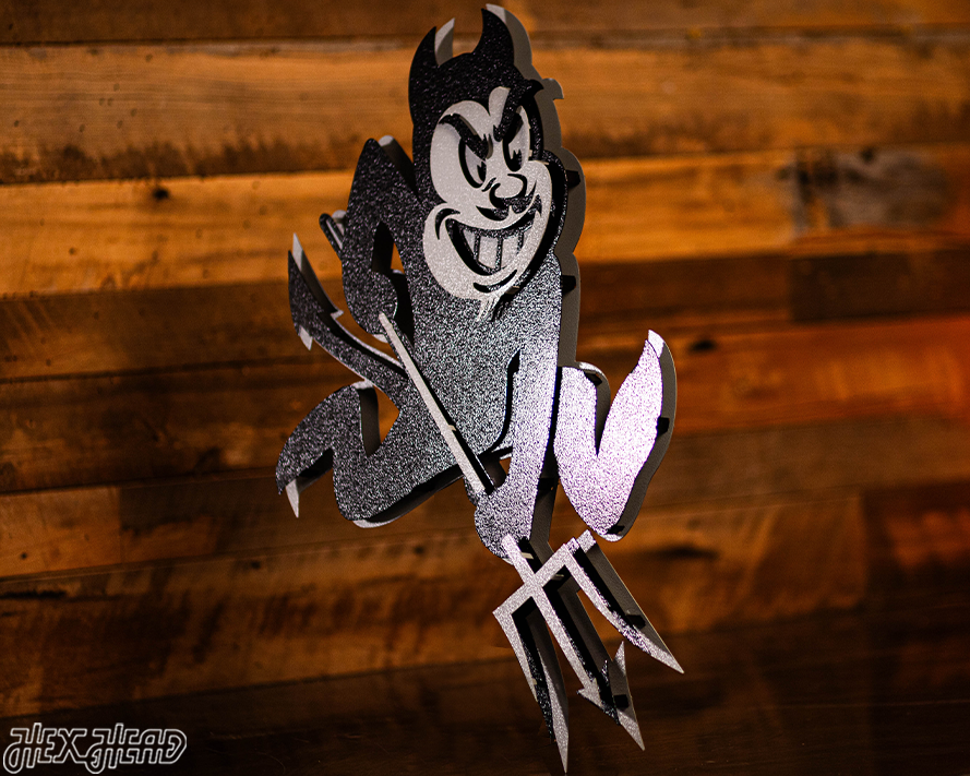 MONOCHROME - Arizona State Sun Devils 3D Metal Wall Art