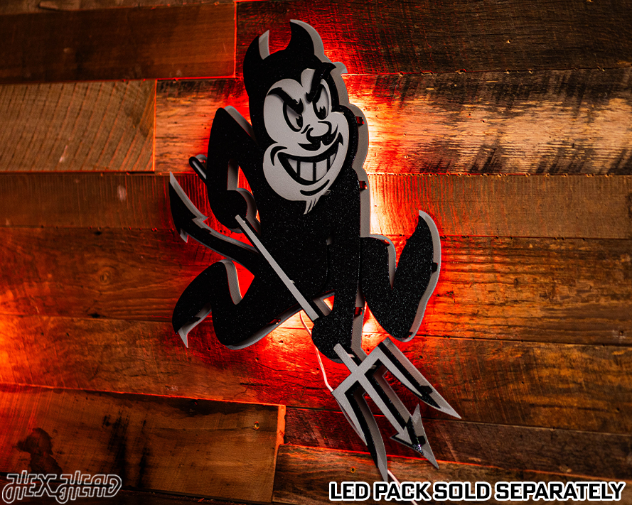 MONOCHROME - Arizona State Sun Devils 3D Metal Wall Art