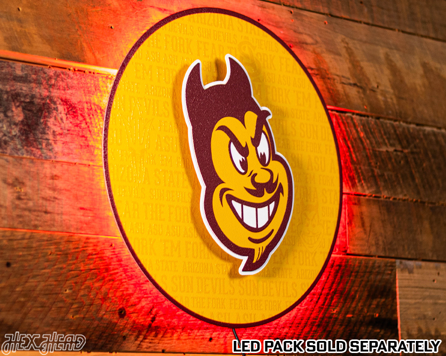 Arizona State Sun Devils CRAFT SERIES 3D Embossed Metal Wall Art
