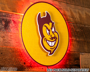 Arizona State Sun Devils CRAFT SERIES 3D Embossed Metal Wall Art