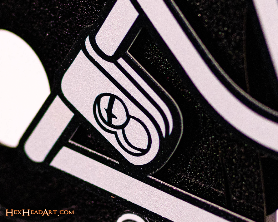 Atlanta Falcons BLITZ Collection - 8 Layer Helmet 3D Vintage Metal Wall Art