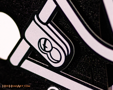 Atlanta Falcons BLITZ Collection - 8 Layer Helmet 3D Vintage Metal Wall Art