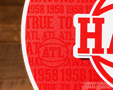 Atlanta Hawks 3D CRAFT SERIES Metal Wall Art