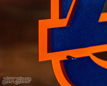 Auburn Tigers "AU" 3D Vintage Metal Wall Art